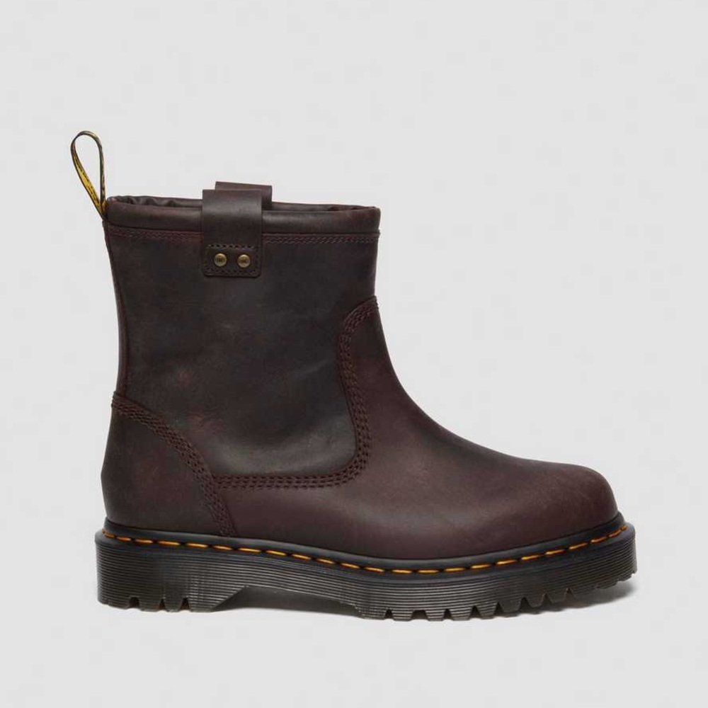 Dr. Martens Dark Brown Anistone Boots - Picture 6 of 9